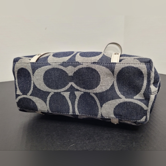 Coach Hampton Denim Large Signature Tote - Picture 12 of 12